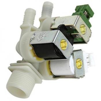 Electrovalvula 3 vías para lavadora 1249472059 AEG, Arthur Martin, Electrolux, Faure, Juno, Rex, Zanker