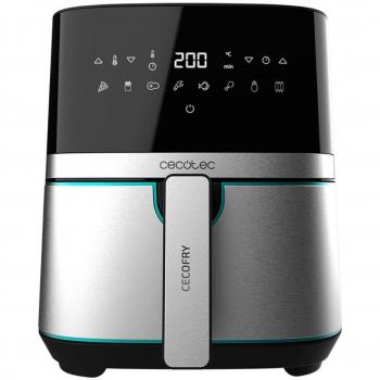 Cecotec Cecofry Full Inox 5500 Pro Freidora de Aire Caliente Sin Aceite, Capacidad 5.5L, Potencia 1700W, Acero Inoxidable
