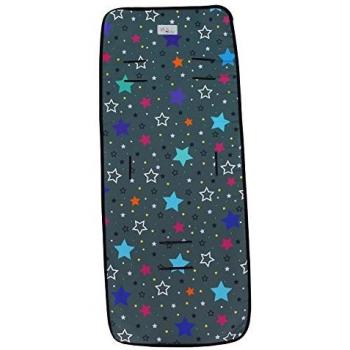 Colchoneta para silla paseo Estrellas tonos rosa