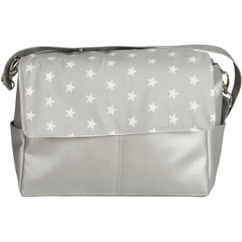 Happy Way Bolso de Bebé Maternal Estrellas Gris - Bolsos, Unisex