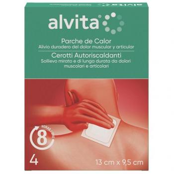 Alvita Parche Calor 4 unidades 13 x 95 mm