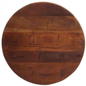 Tablero de mesa redondo de madera maciza reciclada Ø 40x3,8 cm