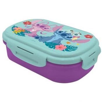 Fiambrera Disney Stitch Multicolor con Cubiertos