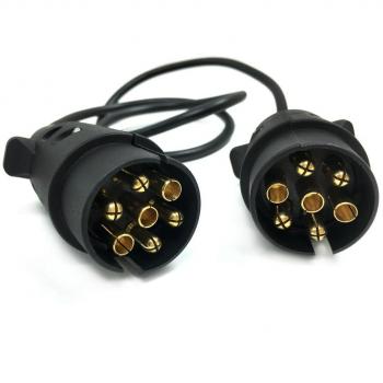 smartspec de plástico enchufe de remolque de 7 pines X2 W/Cable de cableado 82 cm 12 N