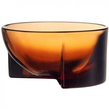 Iittala Kuru Cuenco de Cristal, Naranja, 130x60mm