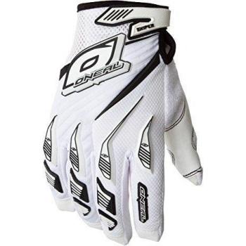O'Neal Sniper Elite Guantes de Bicicleta, Blanco, M