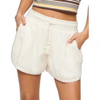 Pantalones Cortos Vintage de Playa Superdry Beige Oatmeal XS