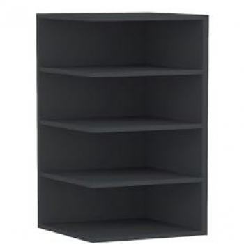 Librería Antracita 90x35x35 cm - Almacenamiento de Herramientas Wellhome
