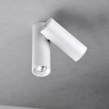 Plafón LED Milan Haul 2 luces, blanco