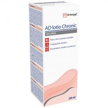 Leche Corporal Dr. Konrad AD Lotio Chronic 200ml - Para Pieles Secas y Muy Secas con 4% Urea