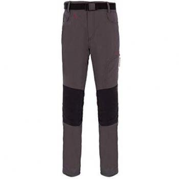 TRANGO Pant. Largo LINXE Pantalón Deportivo, Sombra Oscura/Negro, 6 Unisex niños