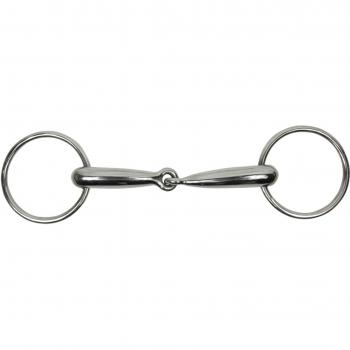 Ultrasport - Bocado para caballos de hípica, tamaño 12,5 UK, color plateado