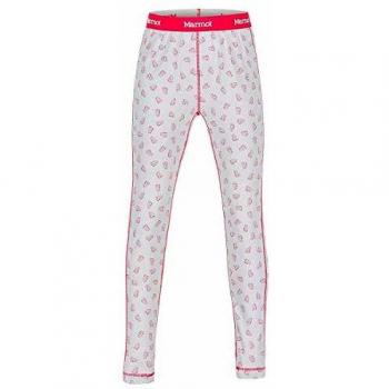 Marmot Girl'S Midweight Meghan Tight Calzoncillo, Niñas, Disco Pink Ditzy, Medium