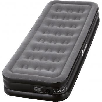 Outwell Flock Excellent Single - Colchón de Aire para Acampada, Color Gris, Talla One Size