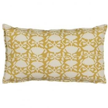 Cojín Decorativo Algodón Beige Mostaza Lavable 50 x 30 cm - Originalidad para Tu Hogar