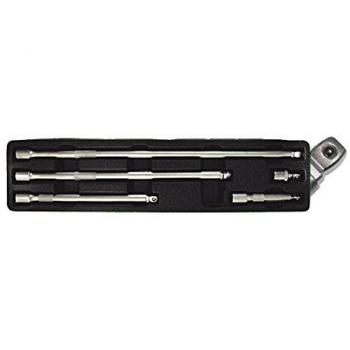 JBM Set de Barras de Extensión de 1/2” con Cabota Redonda - Alta Calidad, incluye varias longitudes de barras de extensión, fabricadas en acero al cromo-vanadio para mayor durabilidad, diseño con