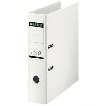 Carpeta de plástico LEITZ, 180 grados, DIN A4, 80 mm, blanca
