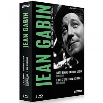 Jean Gabin - Coffret : La bête humaine + La grande illusion + Le jour se lève + Le quai des brumes [Francia] [Blu-ray]
