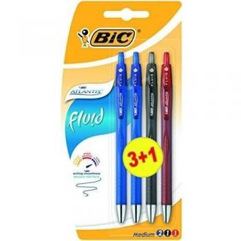 Bic  Atlantis Fluid (paquete 3+1)