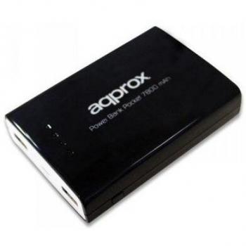 approx! APPPB7800EVBK Pocket Bank 7800 mAh Negro