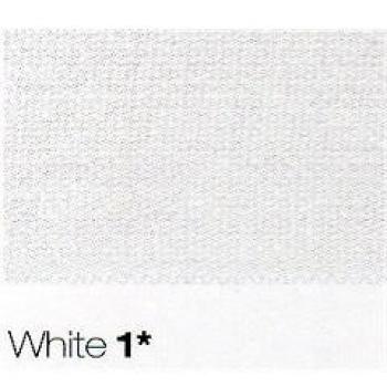 Cinta de tela supertransparente Berisfords de 7 mm x 25 m, color blanco