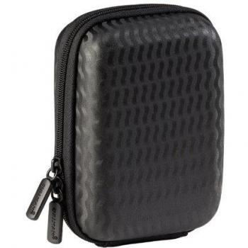 Cullmann LAGOS Compact 200 black wave -  Funda dura para cámaras compactas, móviles y reproductores MP3 color negro