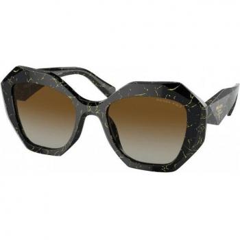 Prada PR 16WS Asian Fit Polarized 19D6E1 Women’s Sunglasses Black Size 53