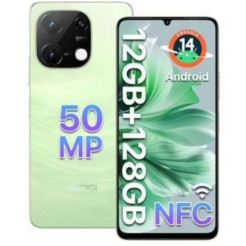 Smartphone UMIDIGI G9C 6.75” Android 14 NFC 90Hz 6GB RAM 128GB Almacenamiento Cámara AI de 50MP Batería de 5000mAh Desbloqueo