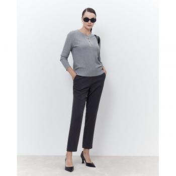 Jersey de mujer fantasía con cuello redondo