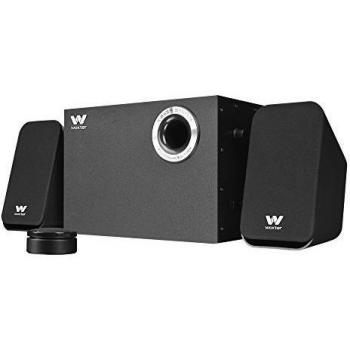Woxter Dynamic Line 1250 - Altavoces multimedia 2.1, potencia 150W, color negro