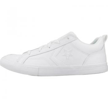 Zapatillas Converse Pro Blaze Strap OX Jr Blanco - Deportivas de Mujer y Niña, Modelo Pro Blaze Strap Leather, Color Blanco OXWHITE