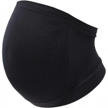 Seamless vientre banda para las mujeres embarazadas con un efecto de apoyo, 5005 por Carriwell negro negro Small
