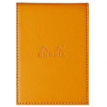 Funda porta-bloc + bloc - Rhodia 118118C - Cuadricula (5x5mm) - 8,4 x 11,5 + bloc N°11