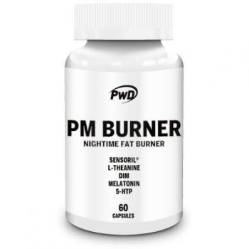 Pwd PM Burner - Quemador de Grasa y Mejora del Sueño - 60 Cápsulas