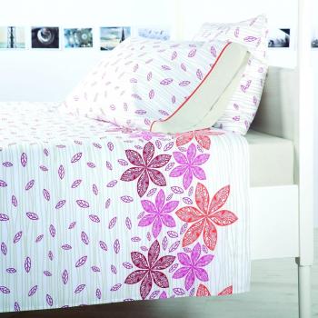 Hierba Sueños de Hierba Etnic - Juego de sábana, 160 x 270 cm, bajera ajustable, 90 x 200 cm y funda para almohada, 45 x 110 cm, color naranja