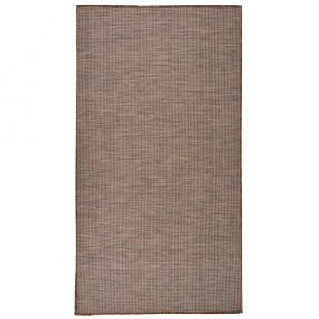 Alfombra de exterior de tejido plano 80x150 cm Color Gris, Taupé, Marrón - Alfombra de Piso para Sala de Estar Dormitorio Habitación Salón