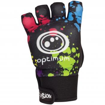 Optimum Mitones de hockey mano izquierda, talla S, diseño de flores, multicolor