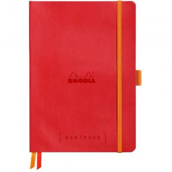 Cuaderno Rhodia 117773C - Tapa blanda A5 - Cuadrícula (5x5mm) - Rojo amapola