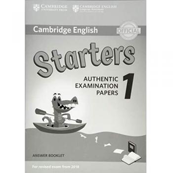 Cambridge English Starters 1 Answer Booklet for Revised Exam (2018)