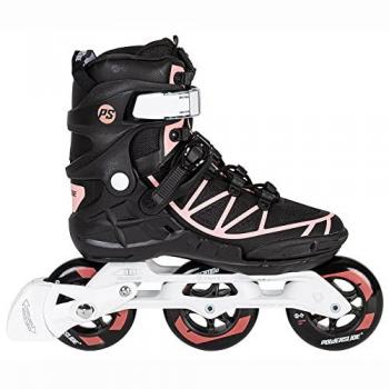 Powerslide Patines En Línea Phuzion Argon Coral 100 para adultos - Talla 42, características: chasis de aluminio, ruedas de 100 mm, rodamientos ABEC 7, sistema de cierre con cordones