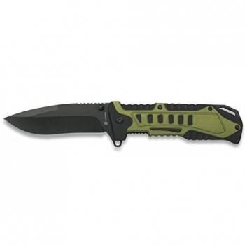 Navaja albainox Color verde negro. H:9.6