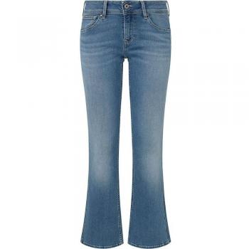 Pepe Jeans Women's Low Rise Distressed Flare Jeans