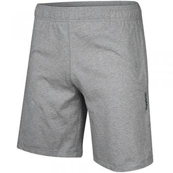 Reebok EL Jersey Short - Pantalón corto para hombre, color gris, talla XL
