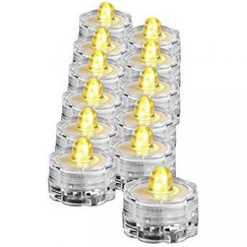 12erSet LED-Teelichte Bl?tenf.