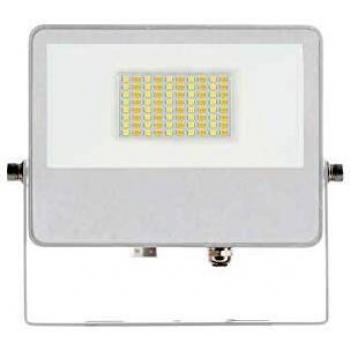Proyector LED Exterior Sky 40W CCT 3000K/4000K/5000K Haz 115º Aluminio Blanco - Beneito & Faure