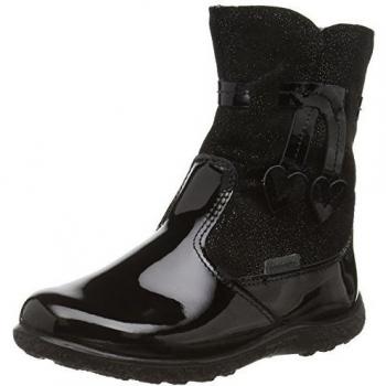 Ricosta Sanji M Patent 62 - Botas de otra piel para niña, color negro, talla 21