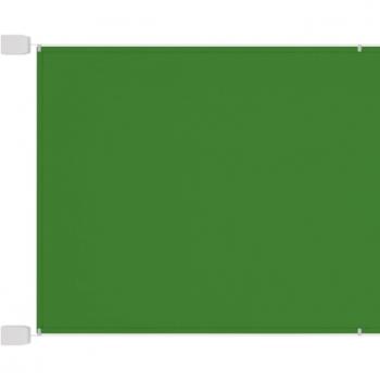 Toldo vertical de tela Oxford verde claro 100x270 cm