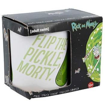 TAZA CERAMICA 325 ML CON CAJA | RICK & MORTY PICKLES