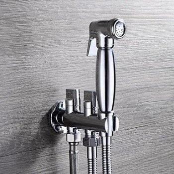 HPB PitengTM zeitgenössischen zwei Funktionen Messing verchromt Bidethahn