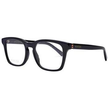 Gucci GG0472O-005-51 Brillengestell, Schwarz Glänzend, 51.0 Unisex Adulto